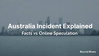Australia Incident Explained: Facts vs Online Speculation | What We Know So Far