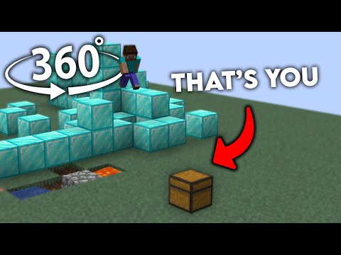 You’re a chest in Steve’s Skyblock World…