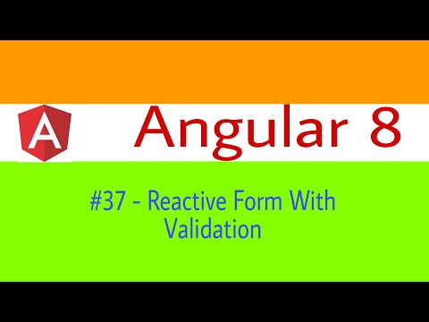 Reactive Form With Validation In Angular 8  | Angular 8  Tutorial In Hindi | OnlyCoding!