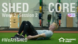 Home core workout | TRAINING SHED TOTAL CORE WORKOUT, Week 2, Session 2
