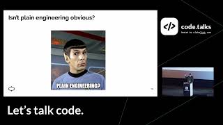 Working as a Staff Engineer on one of Germany’s largest software projects -M. Bohn | code.talks 2025