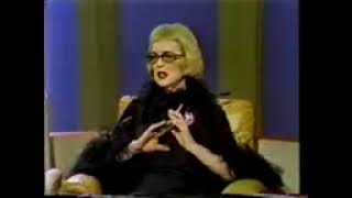 Rare  Bette Davis special Interview with Dick Cavett. Spilling old Hollywood gossip