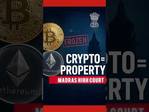 Shocking! An Indian Court says Crypto is Property #madrashighcourt #xrp #bitcoin  #news  #law