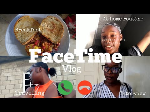 FaceTime Vlog | got called to do an interview for a new job😁 Vlog #5