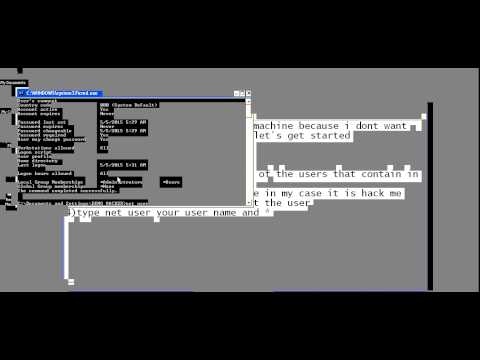 hack users with cmd part -1