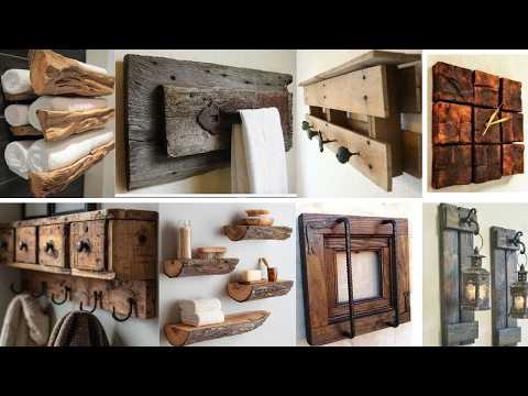 Rustic Reclaimed Wood Wall Decor Ideas | DIY Farmhouse Wall Art That Sells