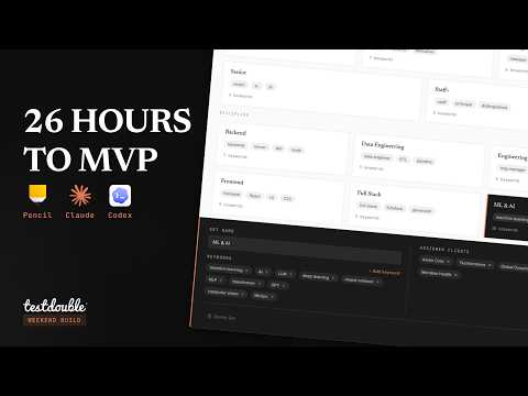 How I Built a Real MVP with Pencil, Claude Code, and Codex