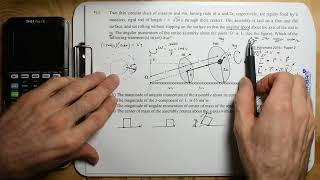 FINALY the JEE Advanced ROTATING DISKS Solved in 6 HOURS!!!