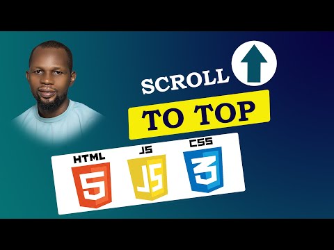 Back to top (scroll to top) button with smooth scroll effect using HTML, CSS, and JavaScript