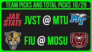 College Football Picks Today 10/29/25 NCAAF Week 10 Betting Picks and Predictions