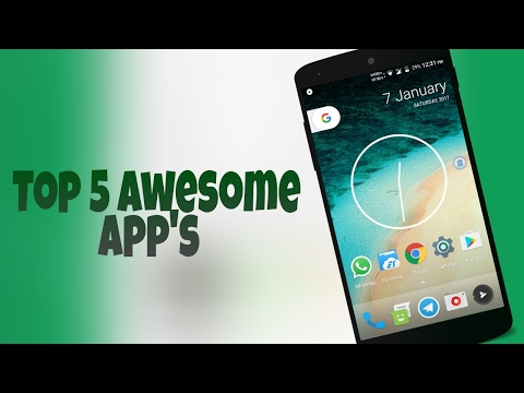 Top 5 Best Awesome Android Apps.!!