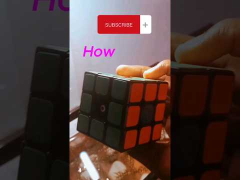 🔴Middle Cube How #3x3 #cube #3x3solve 🔵