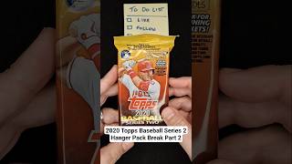 2020 Topps Baseball Series 2 Hanger Pack Break Part 2