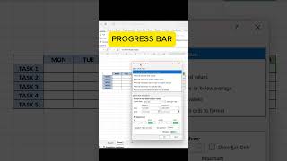 CREATE PROGRESS BAR IN EXCEL | EXCEL WITH RAJNI |  #excel #excelcourse #exceltutorial