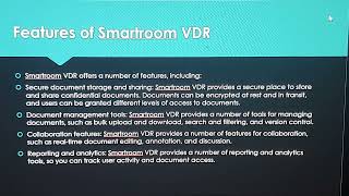 Unlock Cloud Efficiency Tanora Olivia's Smartroom Virtual Data Room Guide