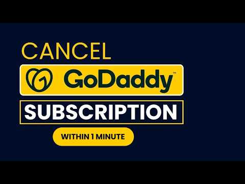 How To Cancel Godaddy Subscription 2026 | Godaddy Cancel Auto Renewal