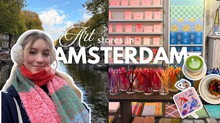 Art & Stationery stores in Amsterdam ☆ cafe's, art supplies, haul