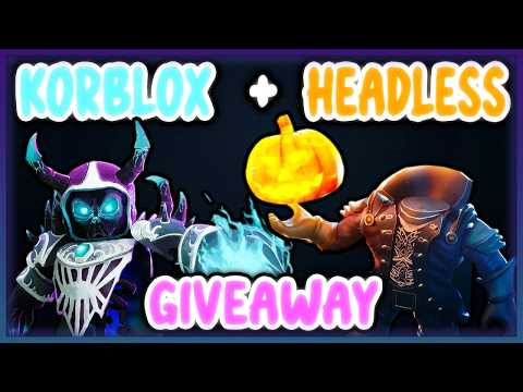 Korblox Deathspeaker & Headless Horseman - ROBLOX GIVEAWAY [FINISHED]