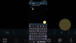 Variables & Data Types #Python #LearnPython #CodingJourney #coding  #CodeOnPhone #programming #tech