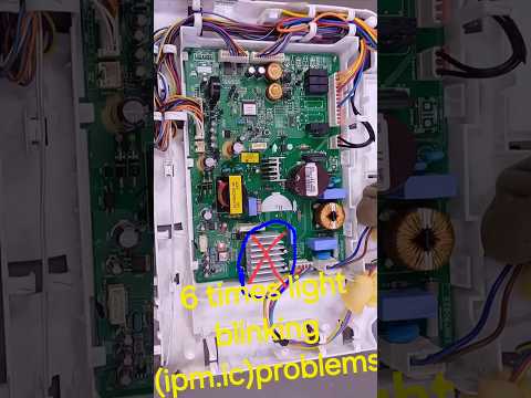 LG Refrigerator 6-Time Light Blinking | Double Door Inverter PCB Error Explained #refrigeratorrepair