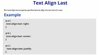 css text align last | text align last in CSS (Hindi) | CSS text-align last Property in hindi #56