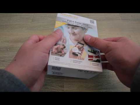 Home8 Care Fall & Panic Alert Smart Collaborative Care System Activation Demo