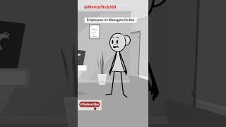 Employees Vs Managers Be Like animation meme #shorts #managersbelike  #worklife   #usa #usa_tiktok