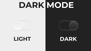 How To Make Light/Dark Mode Toggle Button Using HTML CSS & JavaScript