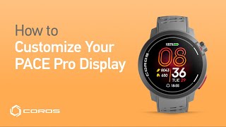 How to Customize Your PACE Pro Display