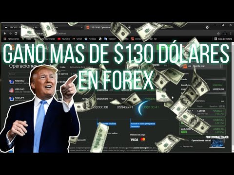 GANO MAS DE $130 DÓLARES EN FOREX 🔥🔥🔥 #FOREX #INVERSIONES #DOLARES #GANAR