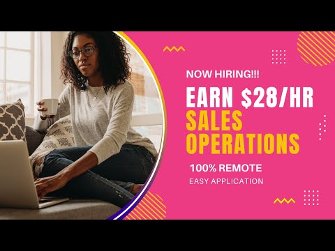 EARN $28/HR | SALESFORCE EXPERIENCE JOBS | REMOTE JOB PAYING 50K OR MORE
