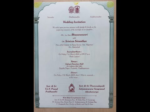 #Bhuvaneswari + #Srivasthav || Wedding Live || Pixq Photography