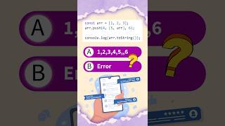 🧑‍💻JS Interview #40 : Array Mystery - toString() & Circular References #javascriptinterview