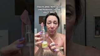 Using the D’Alba First Spray Serum for that dewy, hydrated glow