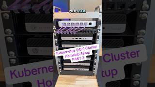 Kubernetes cluster racked! #kubernetes #talos #tech