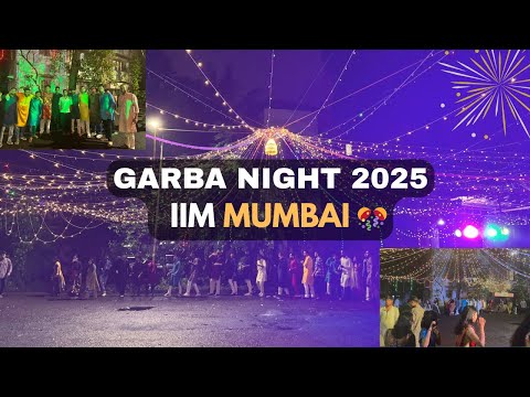 IIM Mumbai GARBA NIGHT 2025✨🥳 | Short video