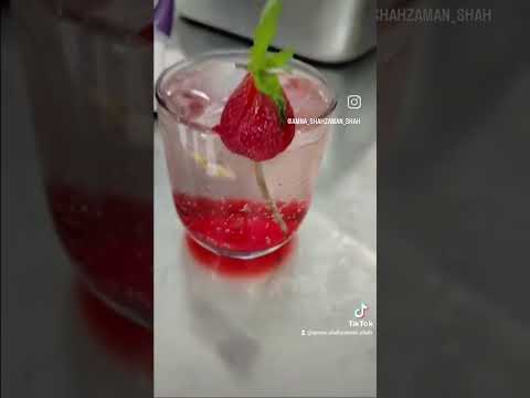 Strawberry Lemon Mojito #favourite #enjoying #Summer season's gift#