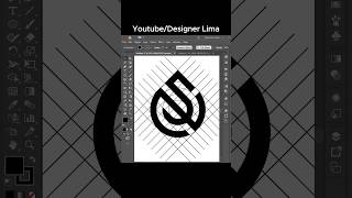 Simple Logo Design Tricks in Illustrator! #designerlima #shorts #youtubeshorts #shortsfeed