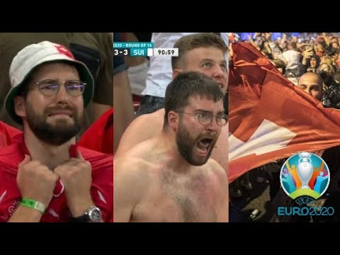 Crazy Swiss Fans Celebrating In Zürich All Night After Euro 2020 Switzerland France Penalty Victory