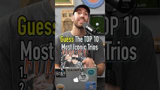 TOP 10 Most ICONIC TRIOS!! Who’d They Miss? #shorts #icons #top10 #trios #guessinggame #characters
