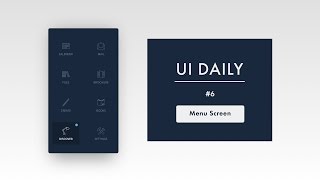 UI Daily #6: Menu Screen