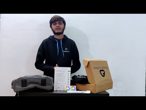 Google Schwags Unboxing | #GoogleCloudFacilitatorProgram | 12+ quests | 8 Skill Badges