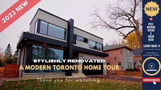 ❤Stylishly Renovated: A Modern Toronto Home Tour | #modernhome, #renovatedhome, #interiordesign, #4k