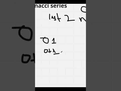 Fibonacci series