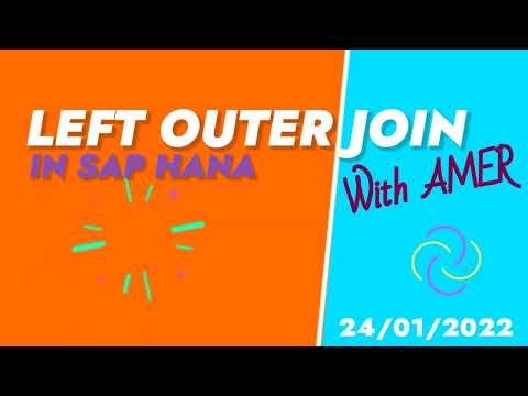 LEFT OUTER JOIN in SAP HANA