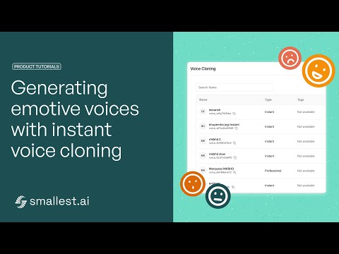 How to generate expression & emotive voices using Instant Voice Cloning