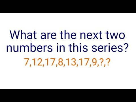Find out next two numbers in this series