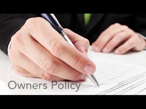Types of Title Insurance Policies