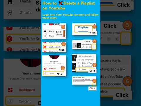 How to ❌Delete a Playlist on Youtube - Guide Guide Tutorial