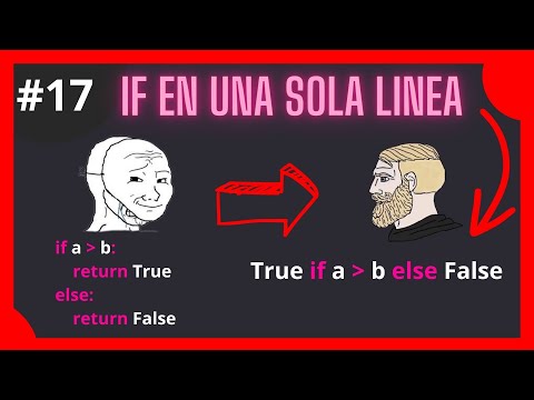 🔴 Operador Condicional TERNARIO (IF en una Sola LINEA) | Curso de Python desde CERO🐍
